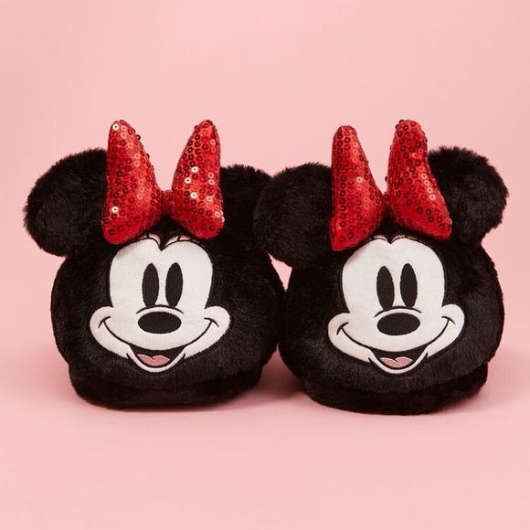 NWOT Disney Minnie Mouse House Slippers Size Medium 6.5-8 - Picture 1 of 7
